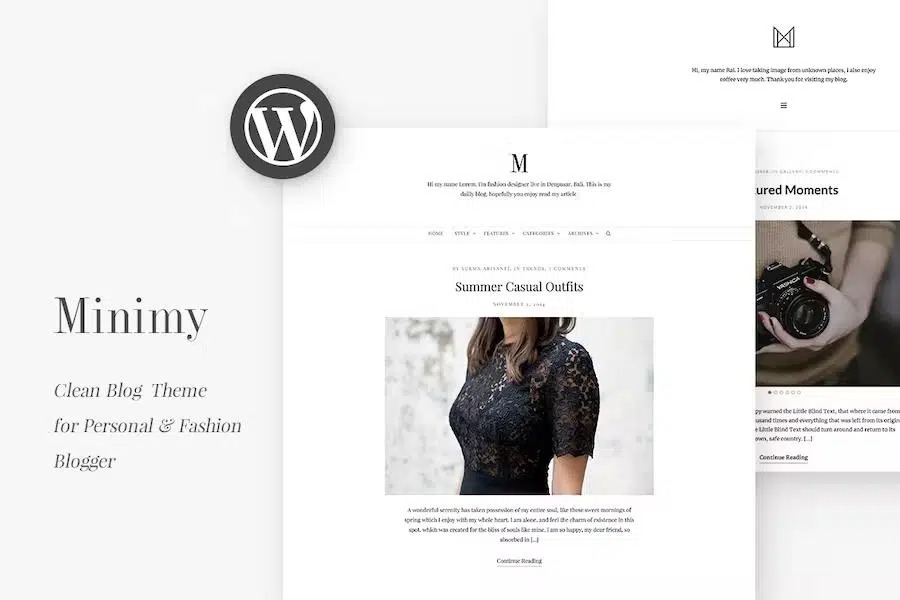 MINIMY – RESPONSIVE CLEAN PERSONAL & FASHION BLOG
